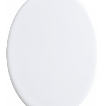 Porcelain tile oval-shaped various sizes, white color