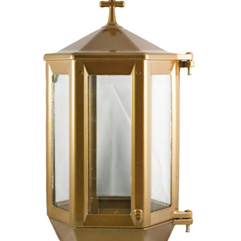 New bronze hexagon candle