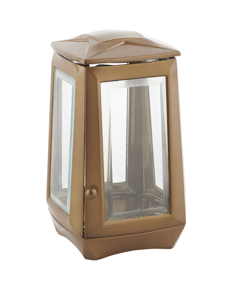 Square lamp antiqued