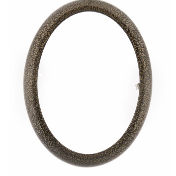 Frame 13 x 18 cm oval gold - black