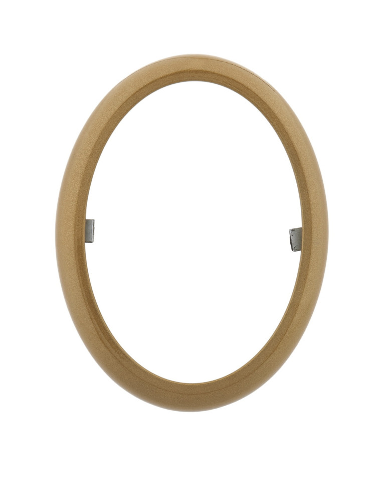 Frame 13 x 18 cm oval bronze new