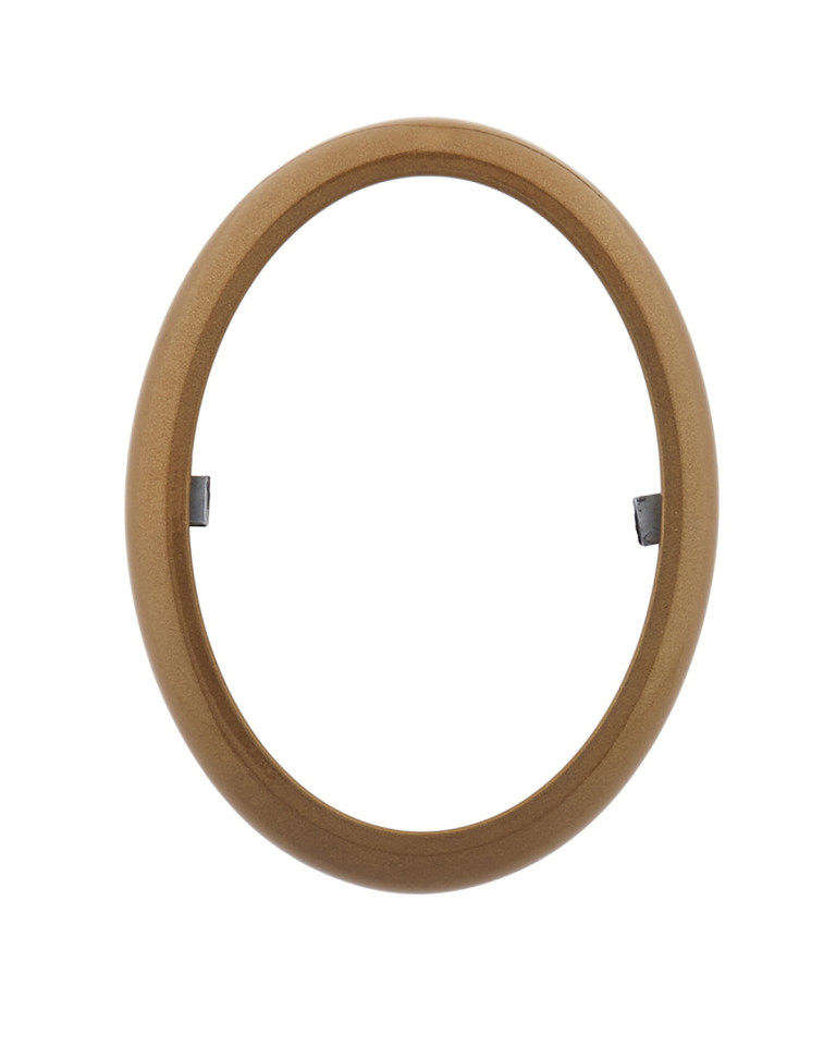 Frame 13 x 18 cm oval antiqued