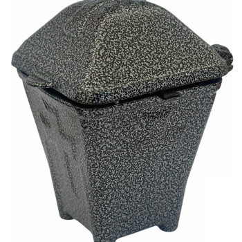 Silver - black incense holder
