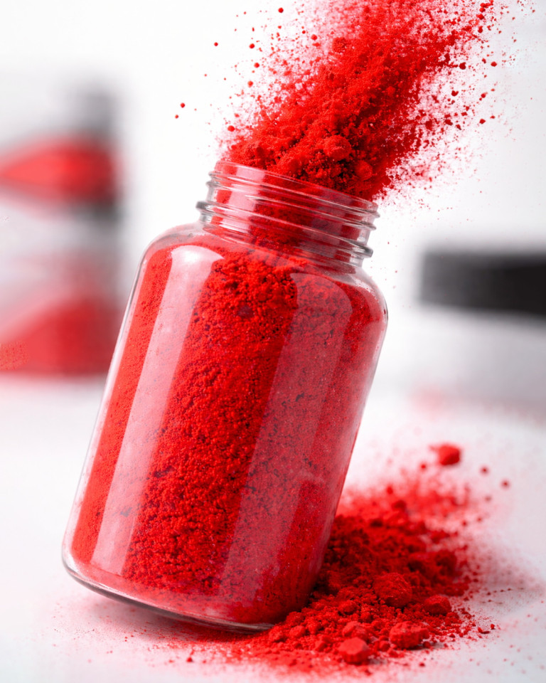 Red ceramic toner