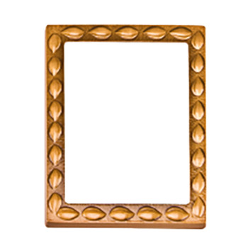 Brass frame for rectangular porcelain tile - mesh design 30-319