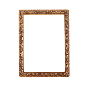 Brass frame for rectangular porcelain tile - mesh design 30-329