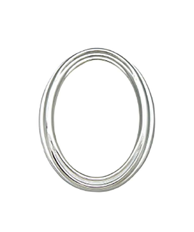 INOX frame for oval porcelain tile 4