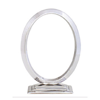 INOX frame with support for oval porcelain tile 7