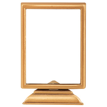 Brass frame with support for rectangular porcelain tile Vertical 2