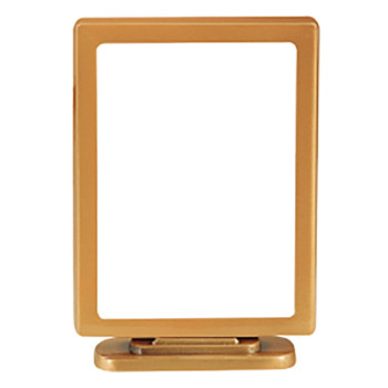 Brass frame with support for rectangular porcelain tile Vertical